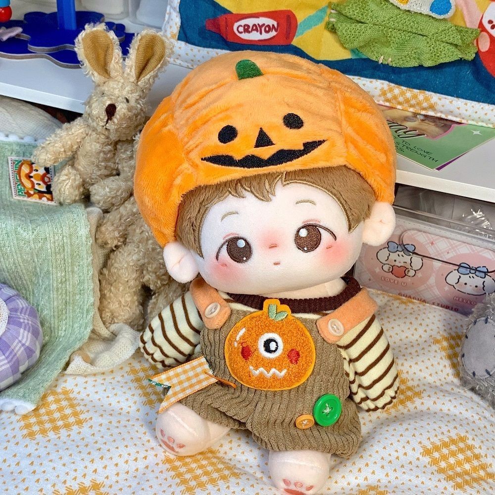 Quần áo trẻ em 20cm Quần yếm quái vật nhỏ Búp bê Cotton Bộ đồ đẩy dễ thương Chỉ quần áo