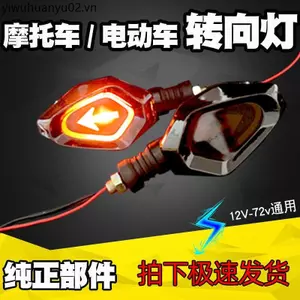 Đèn báo rẽ xe máy led12v Đèn báo đa năng Điện ba bánh Tín hiệu rẽ 48v60v72v Đèn sửa đổi