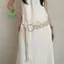 Thắt lưng phong cách dân tộc retro bohemian với dây da vòng tròn