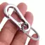 Kẹp carabiner thép không gỉ - Giá đỡ chìa khóa tiện lợi, mặt dây chuyền thời trang dành cho nam [Mới]
