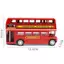 1 Cái Kim Loại Kéo Ba Mô Phỏng Trang Trí Đồ Chơi Ô Tô 1: 64 Vintage Anh Châu Âu Đôi Hươu Xe Buýt Diecast Hợp Kim Xe Mô Hình Đồ Chơi Trẻ Em Cổ [Mới]