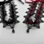 Mới - Trang sức ren hoa Gothicpunk cho nữ với cổ nhung và chocker giọt nước