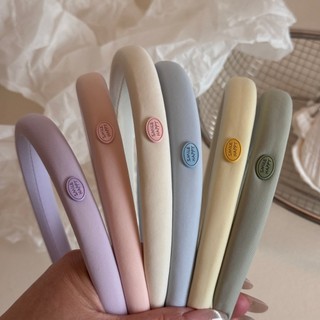 Kem Phong Cách Satin Vàng Nhãn Mỏng Đầu Nữ Thời Trang Xốp Đầu Cao Cấp Đơn Giản Áp Lực Kẹp Tóc Phụ Kiện Tóc