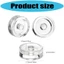 YOI Di Động Lên Men Trọng Lượng Thủy Tinh Đá Lên Men Cho Miệng Rộng Mason Jar Dụng Cụ Lên Men Tại Nhà