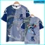 Áo Thun Pokémon Unisex cho Mọi Lứa Tuổi, Thiết Kế 3D, Tay Ngắn, Phù Hợp Cosplay và Hàng Ngày