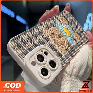 Ốp Lưng Cho OPPO Reno 16F Reno 15F Reno14F Reno 13F Reno12 F Reno 11F Reno10 Reno8Z Reno7Z Reno8T Reno5 Reno4 Reno6z Phim Hoạt Hình Kẻ Sọc Sang Trọng Thỏ Và Gấu Sang Trọng Chống Sốc Điện Thoại TPU