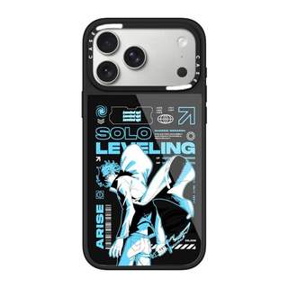 CASECASE X Solo Leveling Sung Jin Woo Medley Ốp lưng kính hút từ tính chống trầy xước cho IPhone 17 Air 16 15 14 Pro Max Plus Ốp lưng cứng có hộp khắc logo