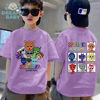 COD✅ (Hồ Chí Minh)   Áo sơ mi mùa hè, dành cho trai gái, áo có hình ảnh nhân vật trò chơi hộp nhạc không địch kịp kẹt