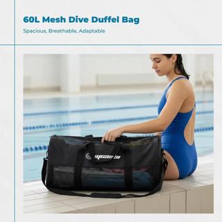 Hilabee Scuba Diving Duffle Bag 60L Dây đeo vai có thể điều chỉnh Túi thiết bị lặn cho bơi lội dưới nước Lướt sóng thể thao ngoài trời