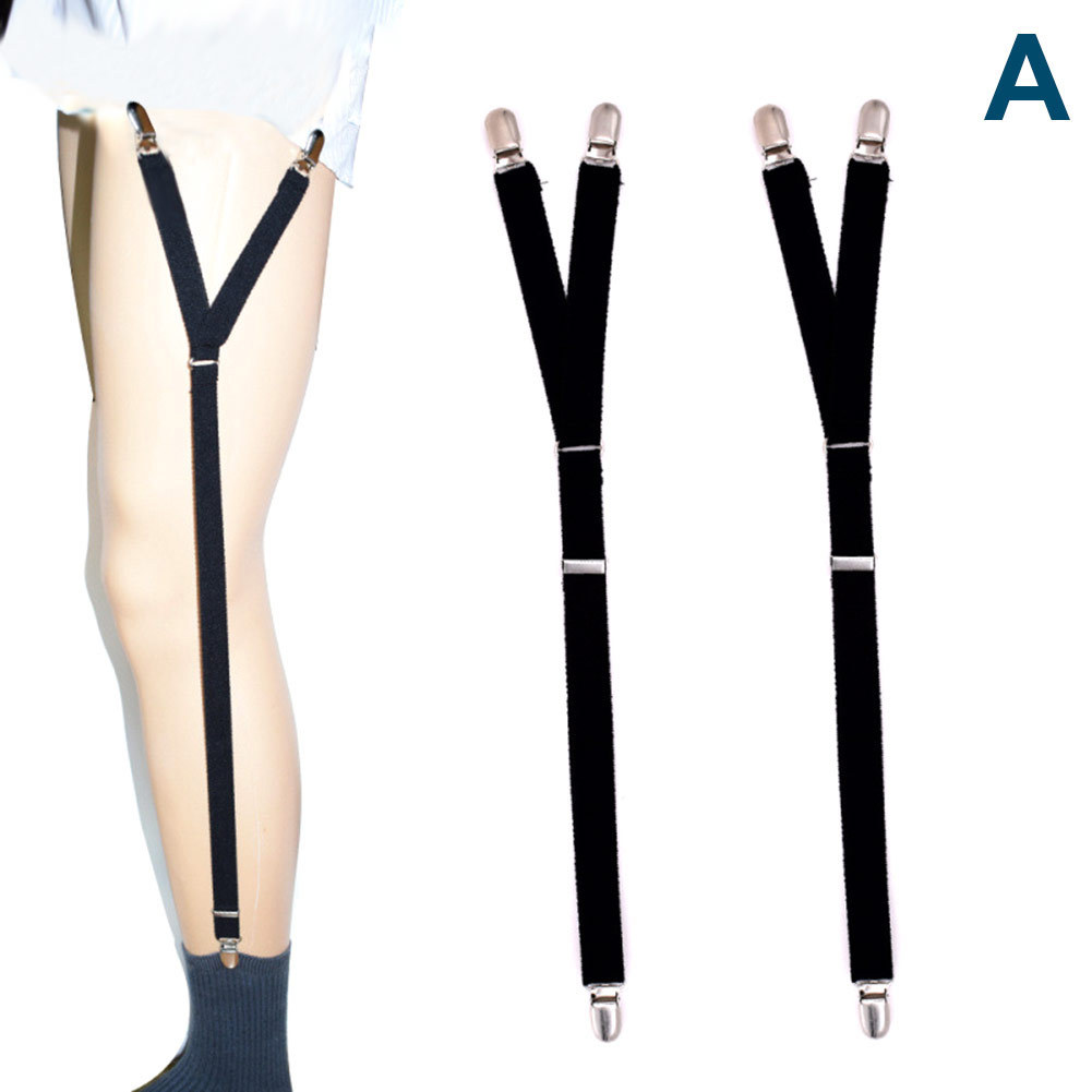 Hình chữ Y có thể điều chỉnh, đồng phục áo sơ mi với kẹp chống trượt giữ áo tuck suốt ngày