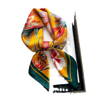 Khăn Vuông Lụa Phong Cách Hàn Quốc 70cm, Dành Cho Phụ Kiện Tóc và Thời Trang