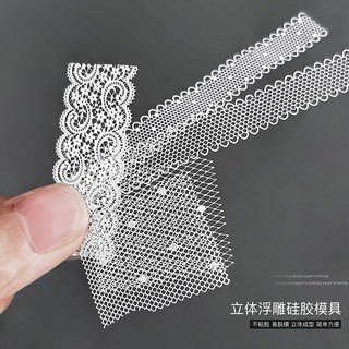 [ANNIES] Ren Làm Móng Tay Cao Cấp Khuôn Silicon Bông Tuyết Váy Handmade Trang Trí Móng Tay Phụ Kiện Nhỏ Dụng Cụ