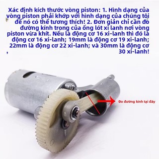[1416 Người Đã Thích] Vòng Piston Bơm Không Khí Ô Tô, Kích Thước Lỗ Piston 16 19 22 30, Phụ Kiện Bơm Không Khí, Vòng Cao Su Đen Mini