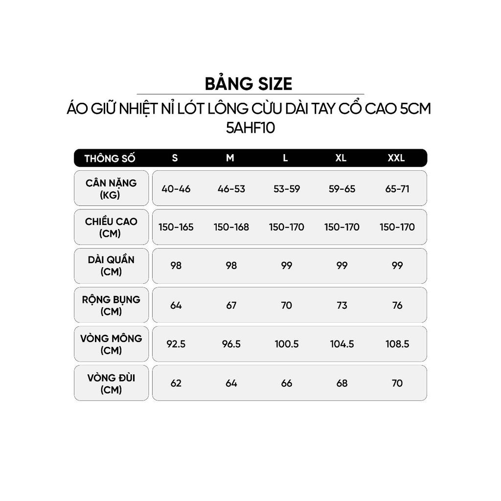 Áo giữ nhiệt nữ CARDINA chất liệu nỉ lông cừu dài tay cổ cao 5cm có tag trang trí ngực 5AHF10