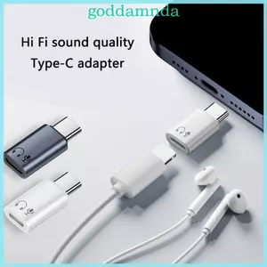 USB C Audios Adapters for Phone 15/16 for Fast Data Transfer Music