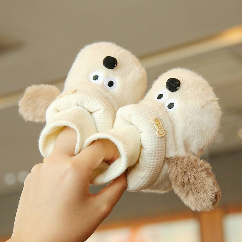 Giày Bé Cho Bé Mùa Đông Lông Cừu Lót Giày 0-12 Tháng Trước Cho Bé Chống Rơi Lót Dày Mùa Đông Nam Nữ Giày Bé