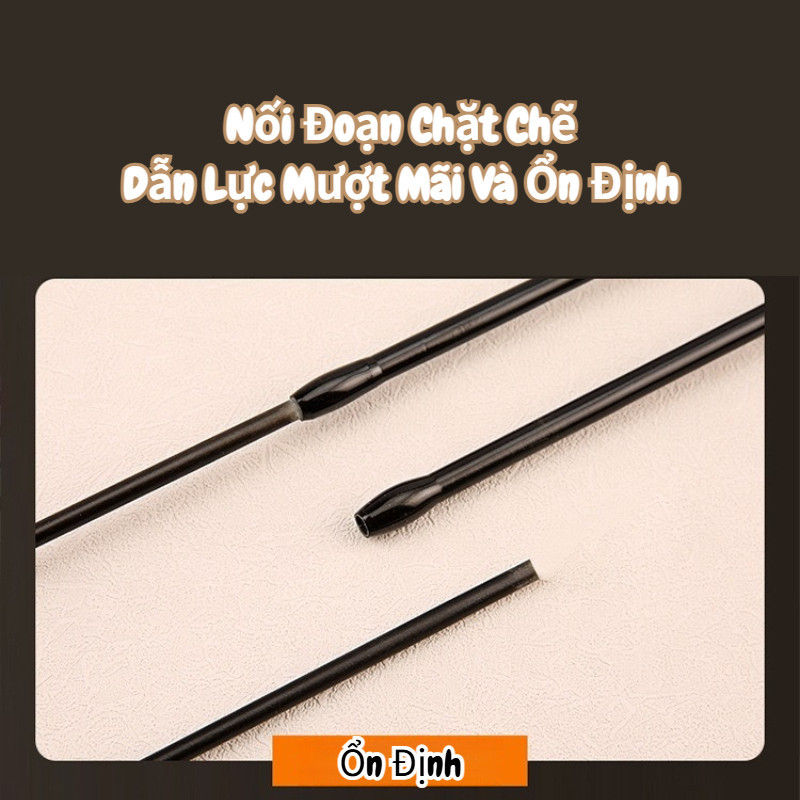 Cần Câu Lure Chống Xoắn Cao Cấp - Carbon Siêu Nhẹ Bền Bỉ - Thiết Kế Cân Bằng Cho Mọi Địa Hình Câu