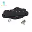 Mini Humbucker Guitar Pickup 9K Đầu ra 3 + 3 Cực có thể điều chỉnh Dễ dàng lắp đặt Phụ kiện nhạc cụ Phụ kiện phụ tùng
