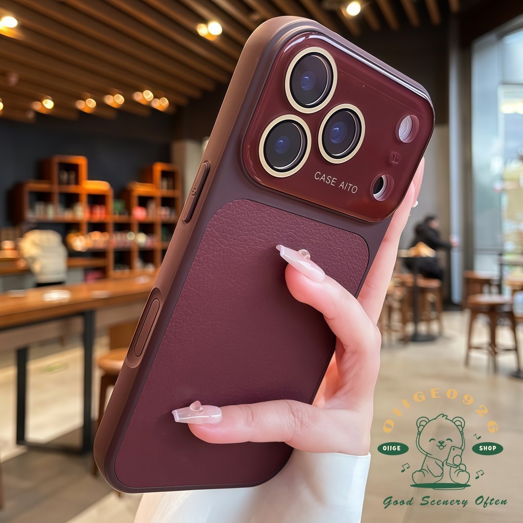 【 Ốp lưng iPhone17 】 Đường dây da nhạy cảm chống rơi Vỏ điện thoại iphone17 Pro Max 16 15 14 cho vỏ iPhone Vỏ mềm silicon TPU chống sốc