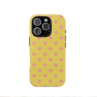 Ốp Điện Thoại Thích Hợp Cho iPhone Thời Trang Đơn Giản Chấm Bi 2 Thích Hợp Cho iPhone17 / 15 / 13 / 11 Vỏ Phim Hai Trong Một Vỏ Bảo Vệ AKKD