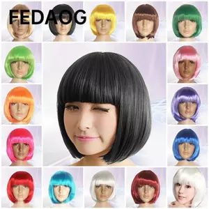 FEDAOG Bob Tóc Giả Bán Chạy Tiệc Unisex Halloween