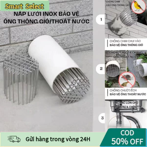 【COD】Vỏ thoát nước ban công inox chống tắc, thiết kế dạng lưới lọc rác hiệu quả, ngăn chim chuột và côn trùng xâm nhập.