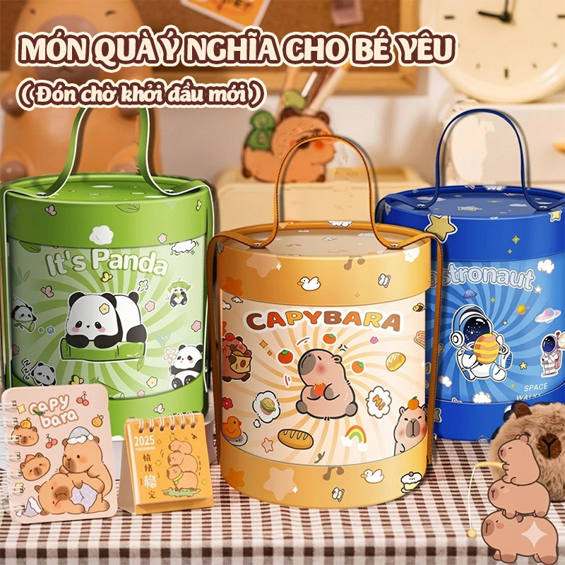 Dụng Cụ Học Tập - Quà Tặng Ý Nghĩa Cho Ngày 1/6 Và Sinh Nhật, Set Đầy Đủ Với Túi Đựng Bút, Thước Kẻ Cho Mùa Tốt Nghiệp​