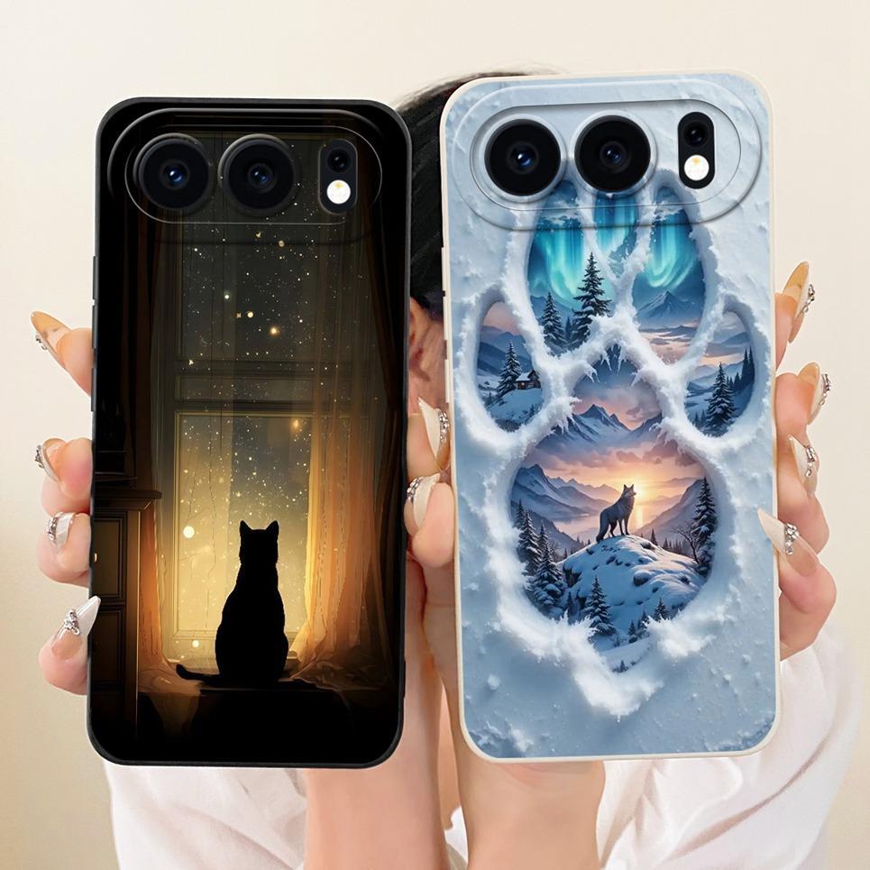 Dành Cho Honor 500 / Honor 500 Pro (Trung Quốc) Ốp Điện Thoại Hoạt Hình Gấu Trúc Thỏ Phi Hành Gia Mèo Vỏ Silicon Lỏng