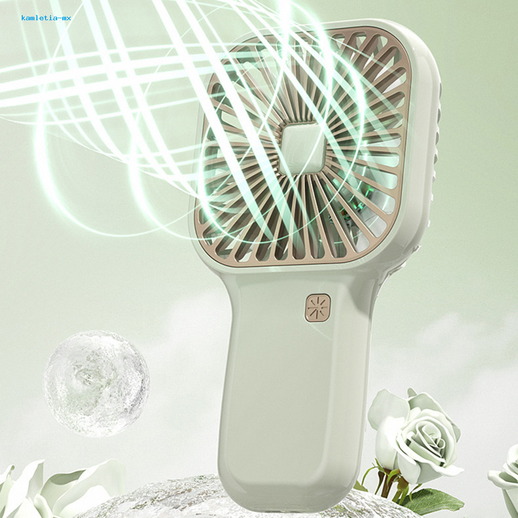 Quạt di động KA * Quạt chạy bằng pin Quạt Mini cầm tay cầm tay có băng 6 tốc độ có thể sạc lại Quạt cá nhân yên tĩnh Đế có thể tháo rời Nhẹ cho du lịch văn phòng để nóng