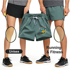 Quầnshort Yonex mùa hè khô nhanh, chất liệu băng lụa, phù hợp nam nữ tập đi xe đạp và chơi bóng rổ