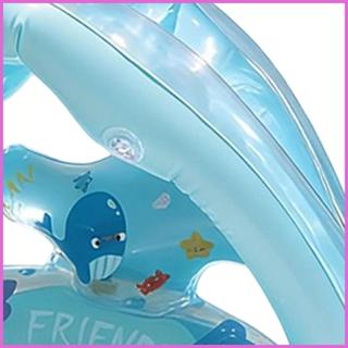 Phao bể bơi bơm hơi Vòng bơi trẻ em di động có tán Phim hoạt hình Cá voi Phao nước nổi Đồ chơi bơi mueadsyvn