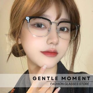 Mắt kính đổi màu GENTLE MOMENT thời trang nam nữ gọng kim loại chống tia UV chống áng sáng xanh phong cách GMX129