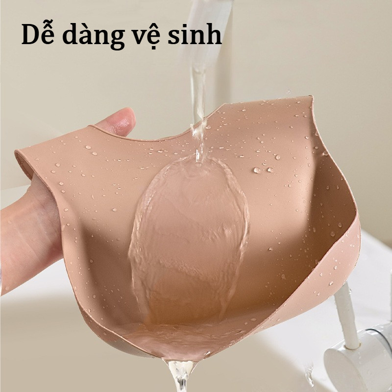 【SKISOPGO】Yếm silicon chống thấm cho bé từ 0-8 tuổi,có máng hứng thức ăn,Dễ Lau Chùi,Cho Cả Bé Trai Và Bé Gái