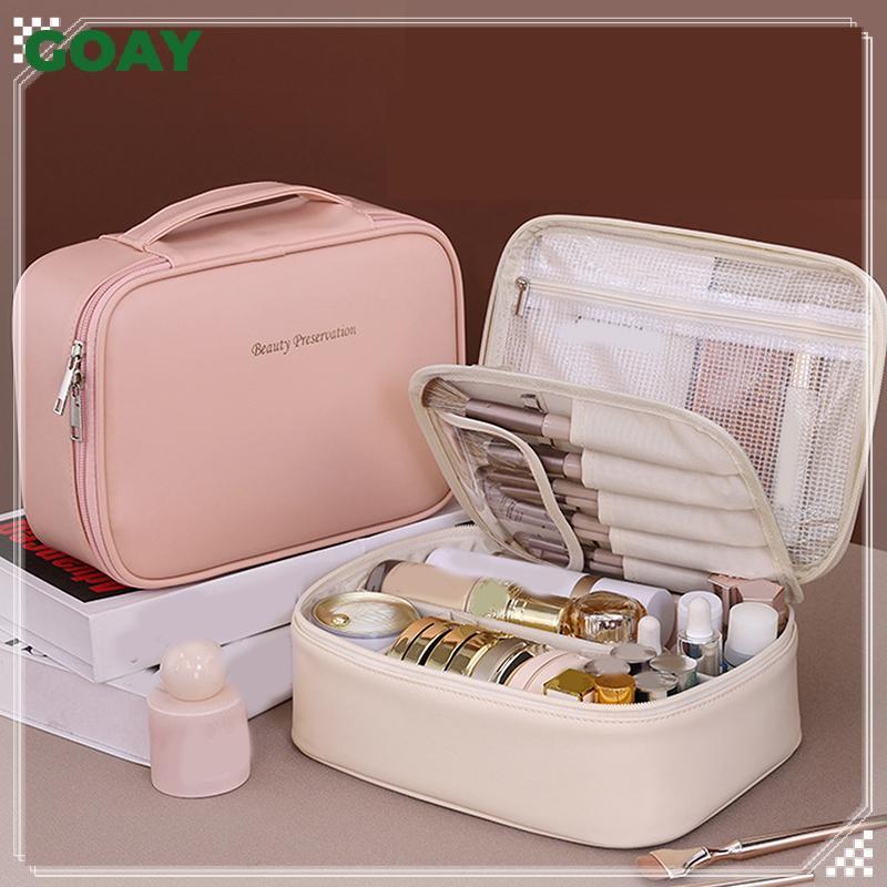 GOAY Di Động Dung Tích Lớn Túi Đựng Mỹ Phẩm Đa Năng Tự Do Chia Trang Điểm Túi Bảo Quản Thẩm Mỹ Cao Hợp Thời Trang Túi Đựng Mỹ Phẩm VN