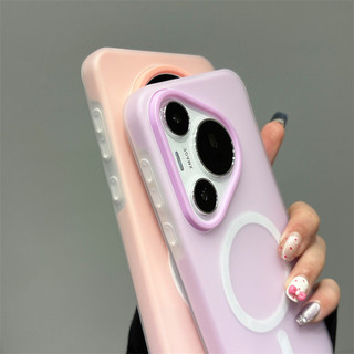 Thích hợp cho vỏ điện thoại Huawei Mate80 70pro thạch 2 trong 1 mờ màu tối giản 60 vỏ bảo vệ Promax