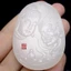 Mặt dây chuyền phong cách dân tộc băng cao Jade trắng