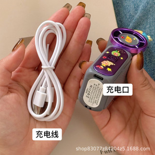 Dễ Thương Starman Quạt Cầm Tay Sinh Viên Ngoài Trời Di Động Ngày Lễ Quà Tặng Mini usb Sạc Quạt Nhỏ 26.4.11 JVQU