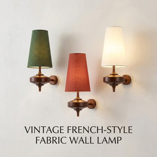AIMI Đèn Gắn Tường Vintage Gỗ Đèn Tường Vải Chụp Đèn Phòng Ngủ Đèn Đầu Giường Phòng Ăn / Học Tập / Phòng Khách Đèn Tường Trang Trí