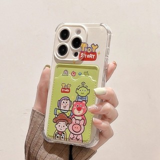 Dành Cho IPhone 17 16 15 14 13 12 11 Pro Max X XR XS Max 7 8 Plus Hộp đựng thẻ đôi Vinyl Bear Story