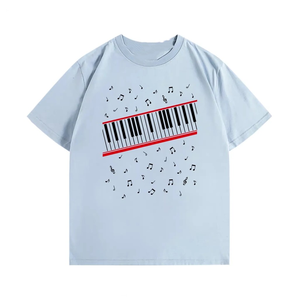 Áo thun Michael Jackson thoải mái và mềm mại, phù hợp mùa hè với thiết kế Beat It và họa tiết piano vintage Mỹ