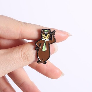 Trâm Huy Hiệu Kim Loại Nhân Vật Yogi Bear Cổ Điển, Phù Hợp Làm Quà Tặng Trẻ Em