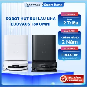Robot hút bụi lau nhà Ecovacs Deebot T80 Omni - Bảo hành chính hãng 24 tháng