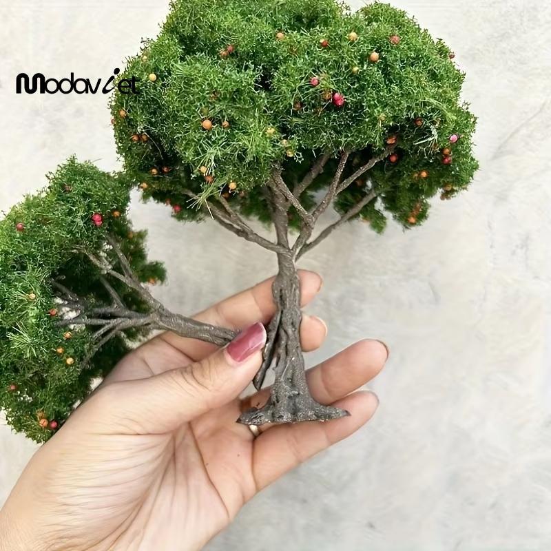 [modavietnamshop] 1 Cái DIY Cây Ăn Quả Thu Nhỏ Trang Trí Cảnh Quan Thu Nhỏ Cát Bàn Xây Dựng Mô Hình Thực Tế Trang Trí Cây Trái Cây Đẹp