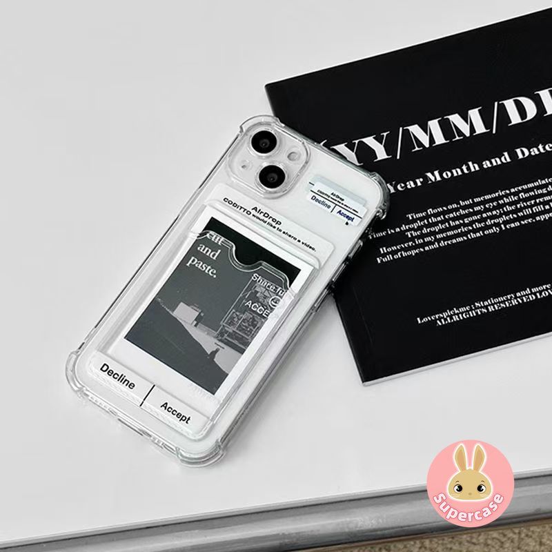 Ốp Điện Thoại Đựng Thẻ Đơn Giản Cho Realme C67 C65 C63 C61 C55 C53 C51 C35 C33 C33S C31 C30 C30S C11 5G 4G Vỏ Bốn Góc Trang Web Trong Suốt Chống Rơi Vỏ Mềm
