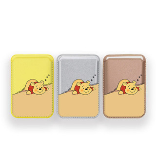 Mẫu Mới Winnie the Sleepy Bear Họa Tiết Ví Đựng Thẻ Cho iPhone 11pro 12promax 13 15pro 15promax 14 14promax 14 pro 16 16plus 16 Pro Max 17 17promax 17airWallet