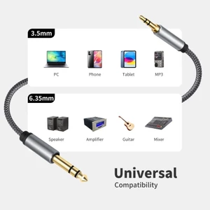 Cáp nối dài thính giác 1 mét hạng nặng BTM cho đàn Guitar điện và loa