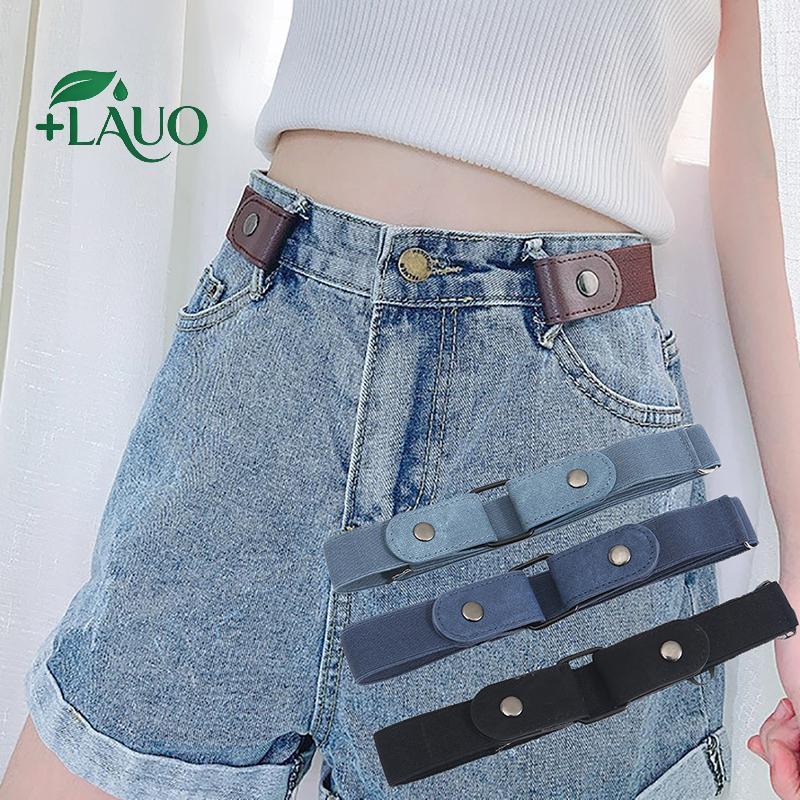 Thắt lưng thun co giãn dành cho cả nam và nữ, không gây gồ ghề khi mang với quần jeans