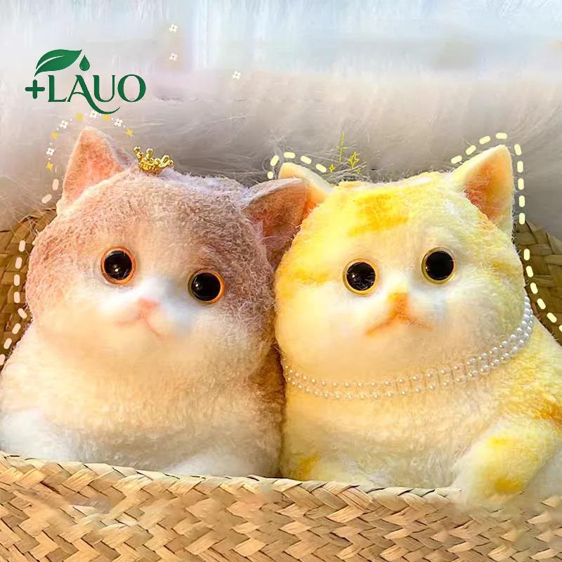 Springevenstar Taba Mèo Mập Dễ Thương Mèo Cam Sang Trọng Mềm Mại Stiy Girl Trẻ Em Quà Tặng Sinh Nhật Fidget Squishy Đồ Chơi Đồ Trang Trí Thú Cưng Quà Tặng Springevenstar