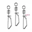 DARON Câu Cá Xoay Snap Style 50 Chiếc Phụ Kiện Câu Cá Lực Kéo Mạnh Hình Chữ T Câu Cá Xoay