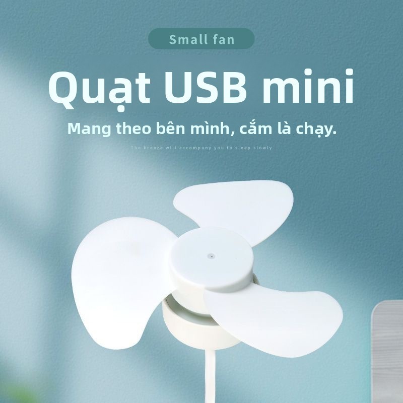 Quạt USB, quạt điện thoại di động, quạt mini, quạt sạc dự phòng cho học sinh, quạt di động cho máy tính, tiết kiệm năng